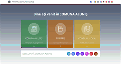 Desktop Screenshot of primaria-alunis.ro